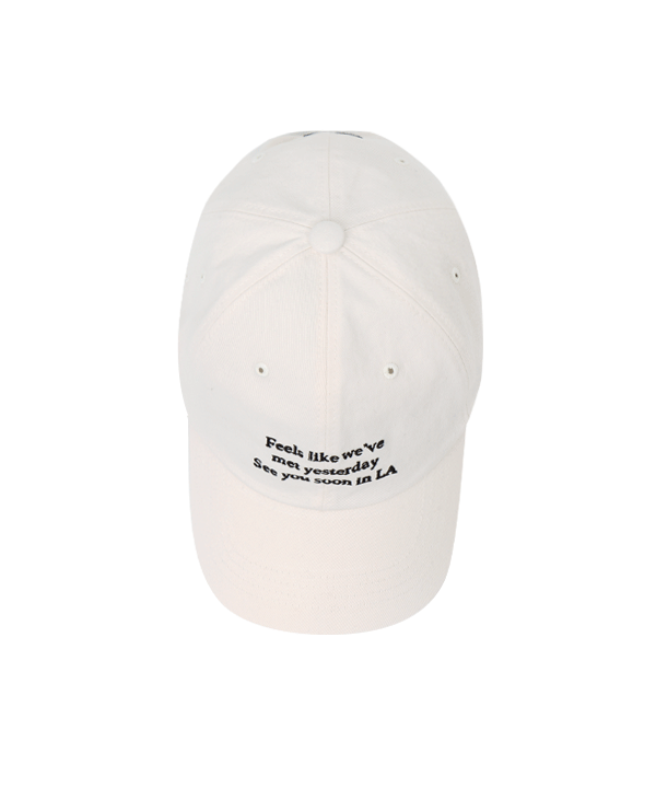 LA 레터링 캡모자 hat (2color)