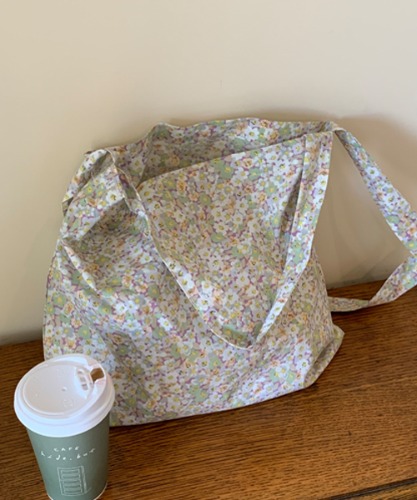 수채화 플라워 에코백 bag (2color)