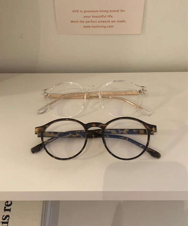 패션 뿔테 안경 glasses (2color)